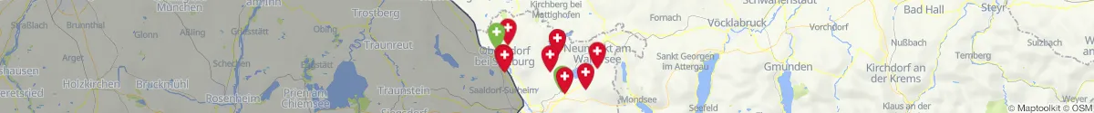 Kartenansicht für Apotheken-Notdienste in der Nähe von Seeham (Salzburg-Umgebung, Salzburg)